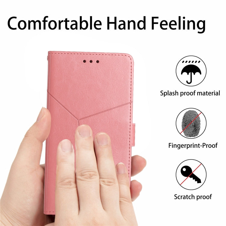 For Xiaomi 14 Ultra Y-shaped Pattern Flip Leather Phone Case(Pink) - 14 Ultra Cases by buy2fix | Online Shopping UK | buy2fix