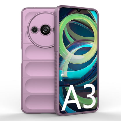 For Xiaomi Redmi A3 4G Global Magic Shield TPU + Flannel Phone Case(Purple) - Xiaomi Cases by buy2fix | Online Shopping UK | buy2fix