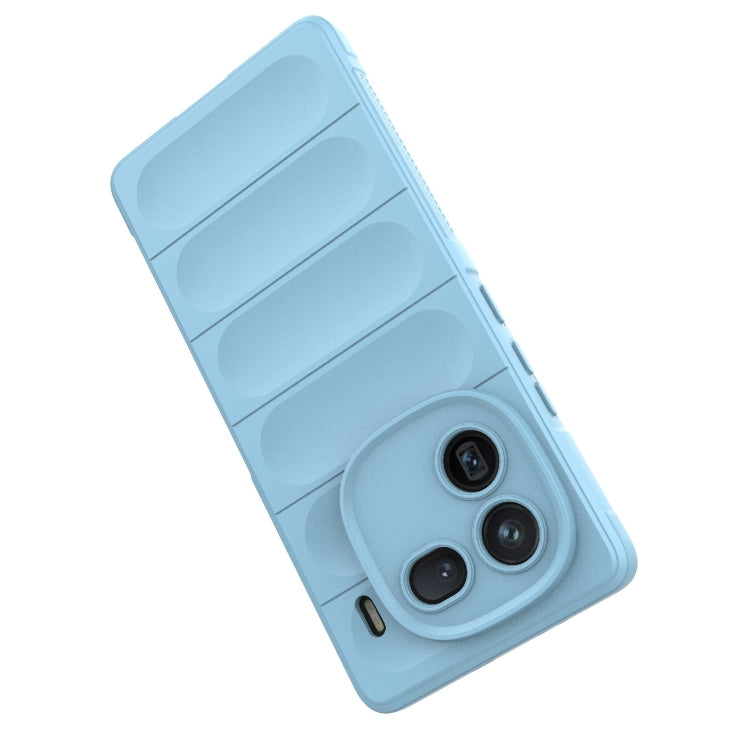 For vivo iQOO 12 Pro 5G Magic Shield TPU + Flannel Phone Case(Light Blue) - iQOO 12 Pro Cases by buy2fix | Online Shopping UK | buy2fix