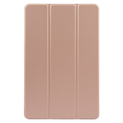 For Xiaomi Pad 6 Max 14 Three-fold Holder Flip Tablet Leather Case(Rose Gold) - More Tablet Cases by buy2fix | Online Shopping UK | buy2fix