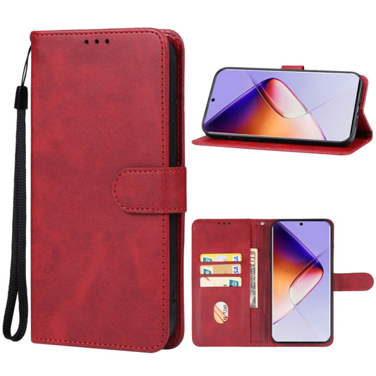 For Infinix Note 40 Pro+ 5G Leather Phone Case(Red) - Infinix Cases by buy2fix | Online Shopping UK | buy2fix