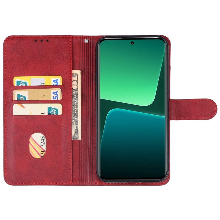 For Xiaomi 13T Pro Leather Phone Case(Red) - Xiaomi Cases by buy2fix | Online Shopping UK | buy2fix