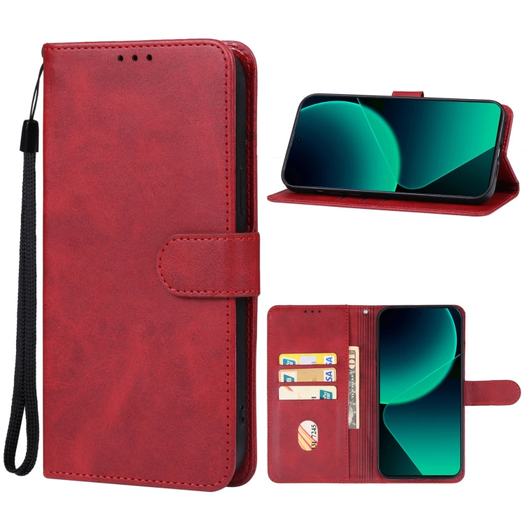 For Xiaomi 14 Pro Leather Phone Case(Red) - Xiaomi Cases by buy2fix | Online Shopping UK | buy2fix