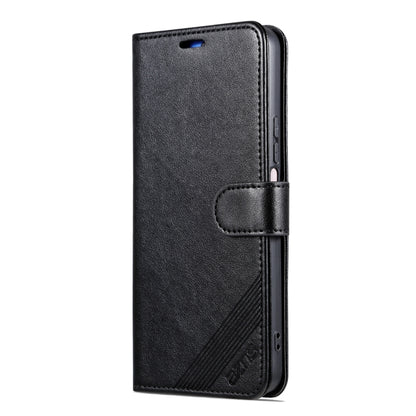 For Honor X50i AZNS Sheepskin Texture Flip Leather Phone Case(Black) - Honor Cases by AZNS | Online Shopping UK | buy2fix