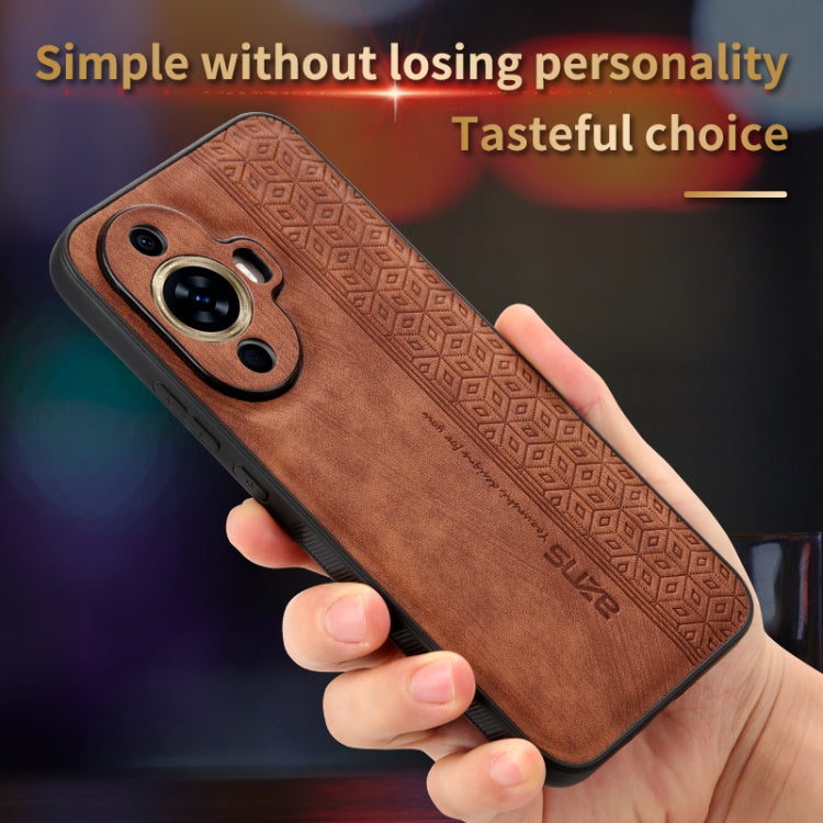 For Huawei nova 11 Pro AZNS 3D Embossed Skin Feel Phone Case(Sapphire Blue) - Huawei Cases by AZNS | Online Shopping UK | buy2fix