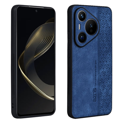 For Huawei Pura 70 Pro AZNS 3D Embossed Skin Feel Phone Case(Sapphire Blue) - Huawei Cases by AZNS | Online Shopping UK | buy2fix