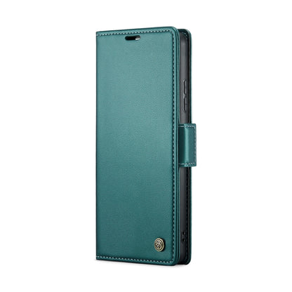 For Xiaomi Redmi Note 13 4G CaseMe 023 Butterfly Buckle Litchi Texture RFID Anti-theft Leather Phone Case(Pearly Blue) - Xiaomi Cases by CaseMe | Online Shopping UK | buy2fix