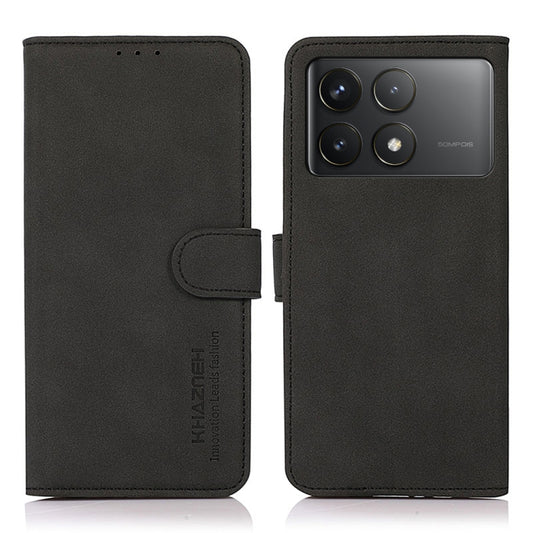 For Xiaomi Redmi K70 5G / K70 Pro 5G KHAZNEH Matte Texture Leather Phone Case(Black) - K70 Cases by buy2fix | Online Shopping UK | buy2fix