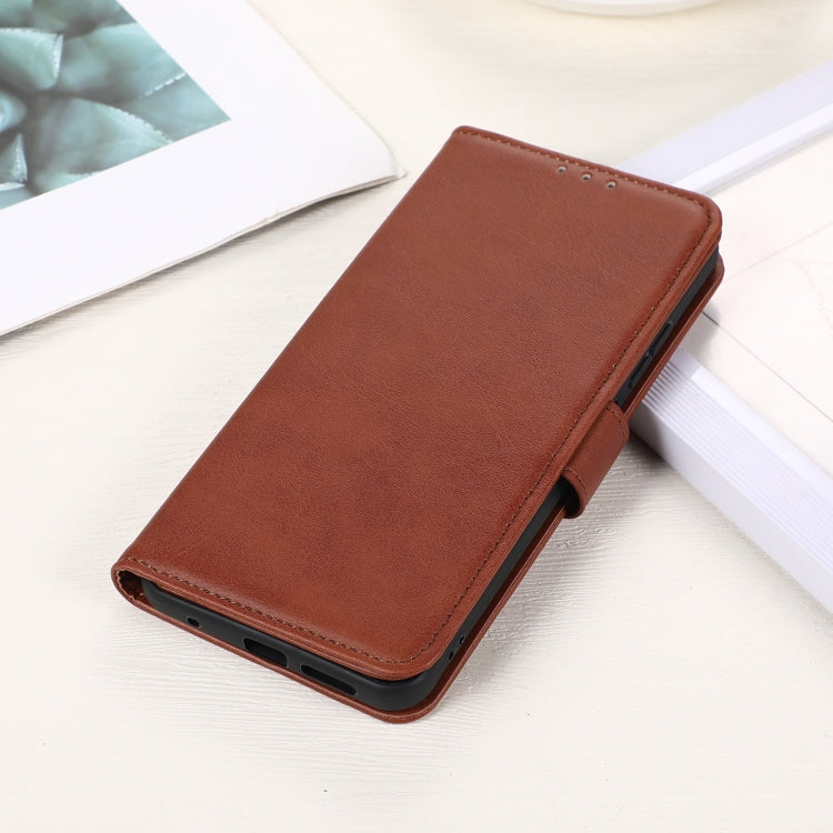 For Xiaomi Redmi A3 Cow Texture Leather Phone Case(Brown) - Xiaomi Cases by buy2fix | Online Shopping UK | buy2fix