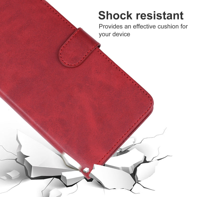 For Motorola Edge 40 Neo Leather Phone Case(Red) - Motorola Cases by buy2fix | Online Shopping UK | buy2fix