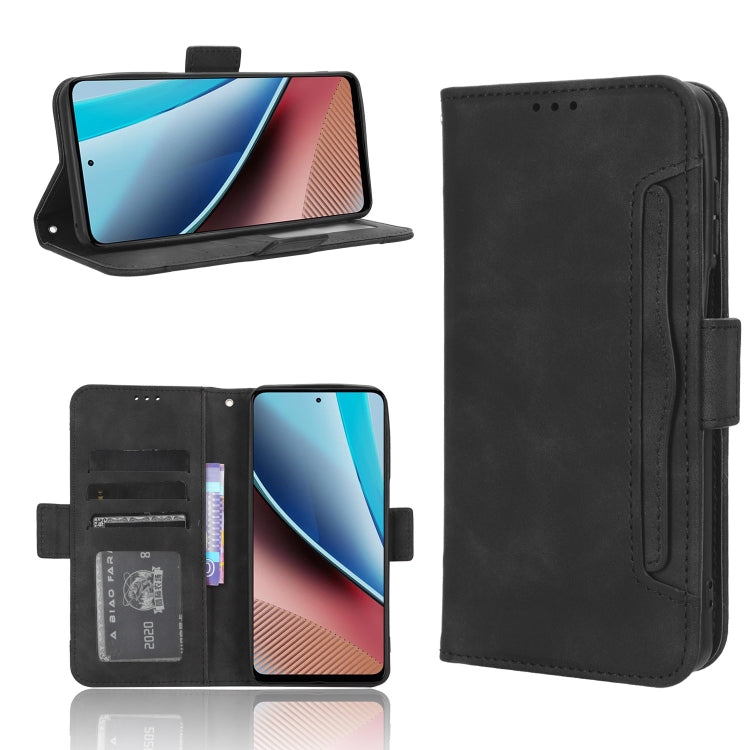 For Motorola Moto G Stylus 4G 2023 Skin Feel Calf Texture Card Slots Leather Phone Case(Black) - Motorola Cases by buy2fix | Online Shopping UK | buy2fix