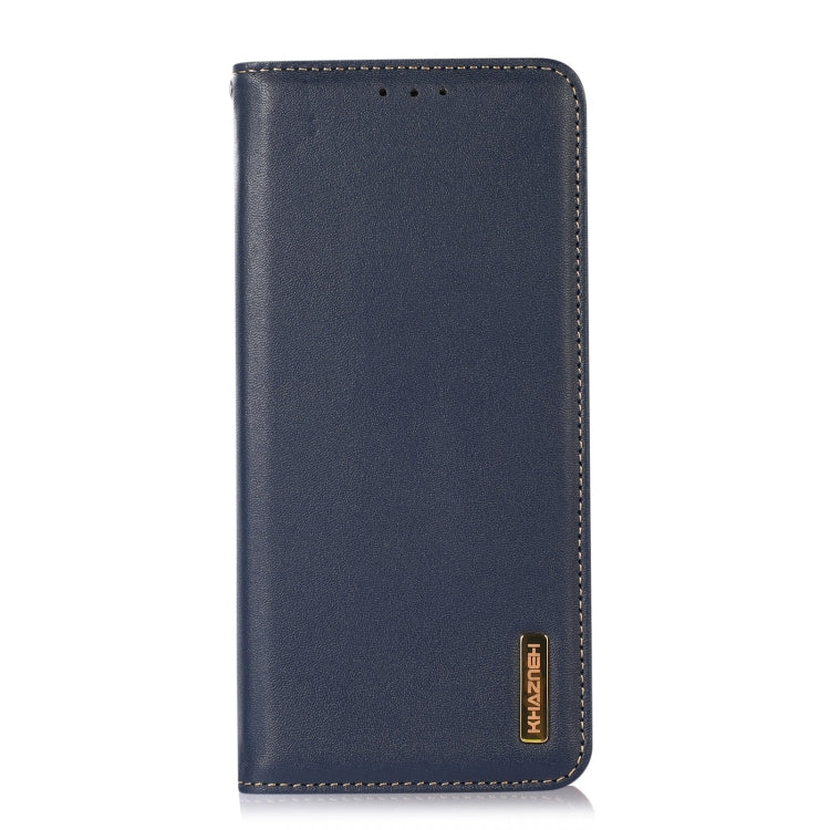 For Xiaomi 14 Ultra KHAZNEH Nappa Top Layer Cowhide Leather Phone Case(Blue) - 14 Ultra Cases by buy2fix | Online Shopping UK | buy2fix