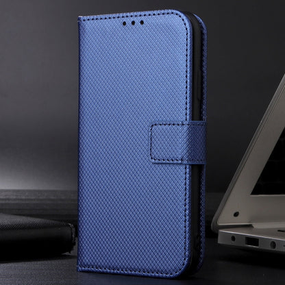 For Motorola Moto G Power 5G 2024 Diamond Texture Leather Phone Case(Blue) - Motorola Cases by buy2fix | Online Shopping UK | buy2fix