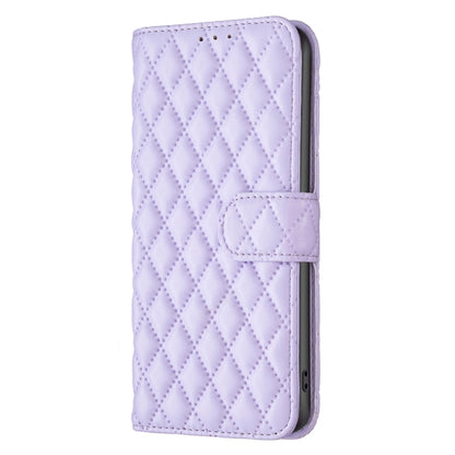 For Google Pixel 9 Diamond Lattice Wallet Leather Flip Phone Case(Purple) - Google Cases by buy2fix | Online Shopping UK | buy2fix