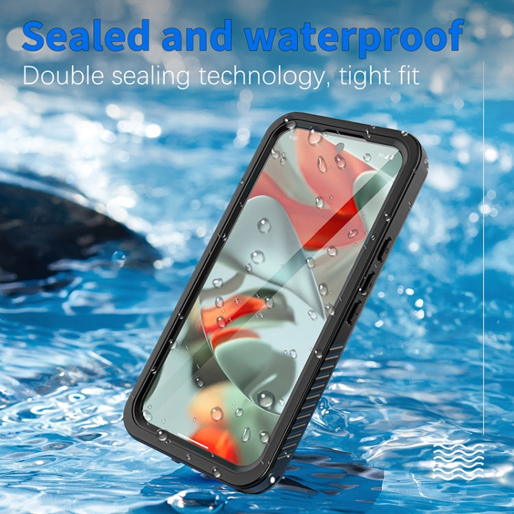 For Google Pixel 9 Pro XL RedPepper Shockproof IP68 Waterproof PC + TPU Protective Case(Black) - Google Cases by RedPepper | Online Shopping UK | buy2fix