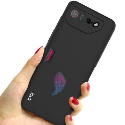 For Asus ROG Phone 7 IMAK UC-3 Series Shockproof Frosted TPU Phone Case(Black) - ASUS Cases by imak | Online Shopping UK | buy2fix