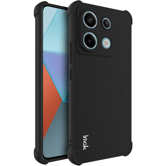 For Xiaomi Redmi Note 13 Pro+ 5G imak Shockproof Airbag TPU Phone Case(Matte Black) - Xiaomi Cases by imak | Online Shopping UK | buy2fix