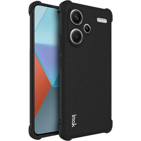 For Xiaomi Redmi Note 13 Pro 5G imak Shockproof Airbag TPU Phone Case(Matte Black) - Xiaomi Cases by imak | Online Shopping UK | buy2fix