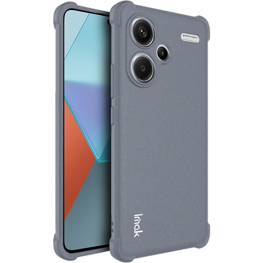 For Xiaomi Redmi Note 13 Pro 5G imak Shockproof Airbag TPU Phone Case(Matte Grey) - Xiaomi Cases by imak | Online Shopping UK | buy2fix