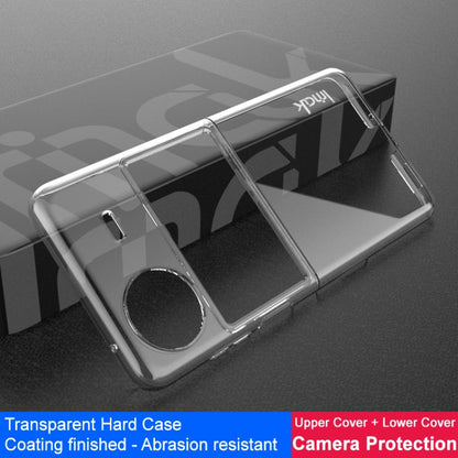 For vivo X Flip imak Wing II Pro Series Wear-resisting Crystal Phone Case(Transparent) - vivo Cases by imak | Online Shopping UK | buy2fix