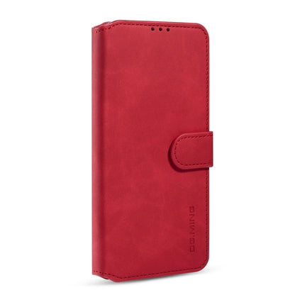 For Samsung Galaxy A51 5G DG.MING Retro Oil Side Horizontal Flip Case with Holder & Card Slots & Wallet(Red) - Galaxy Phone Cases by DG.MING | Online Shopping UK | buy2fix