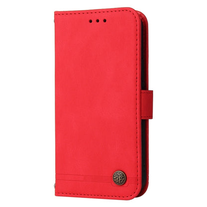 For Xiaomi Redmi K70 / K70 Pro Skin Feel Life Tree Metal Button Leather Phone Case(Red) - K70 Pro Cases by buy2fix | Online Shopping UK | buy2fix