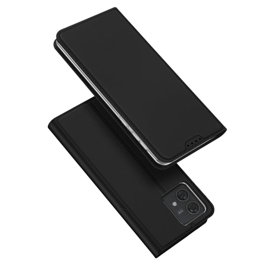 For Motorola Edge 40 Neo DUX DUCIS Skin Pro Series Flip Leather Phone Case(Black) - Motorola Cases by DUX DUCIS | Online Shopping UK | buy2fix