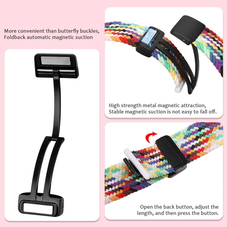 Magnetic Fold Clasp Woven Watch Band For Apple Watch 5 40mm(Starlight Color) - Watch Bands by buy2fix | Online Shopping UK | buy2fix