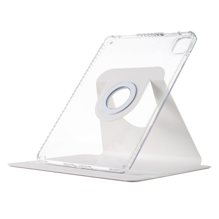 For iPad Pro 13 2024 Magnetic Split Leather Smart Tablet Case(White) - iPad Pro 13 2024 Cases by buy2fix | Online Shopping UK | buy2fix