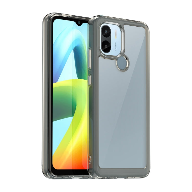 For Xiaomi Poco C50 Colorful Series Acrylic Hybrid TPU Phone Case(Transparent Grey) - Xiaomi Cases by buy2fix | Online Shopping UK | buy2fix