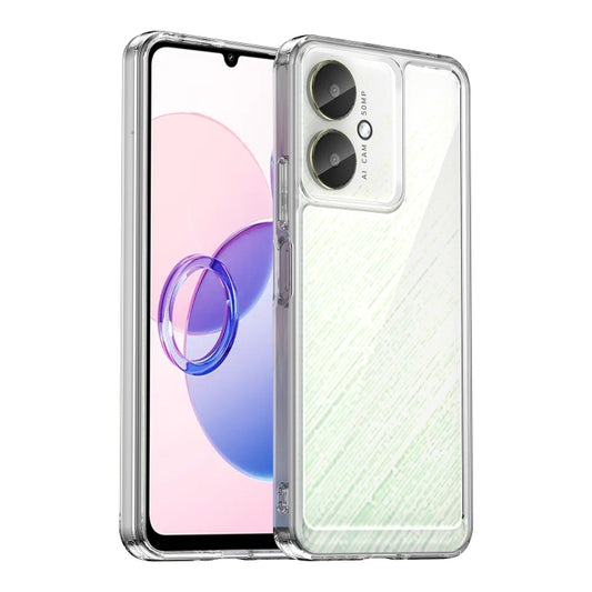 For Xiaomi Poco C65 Colorful Series Acrylic Hybrid TPU Phone Case(Transparent) - Xiaomi Cases by buy2fix | Online Shopping UK | buy2fix