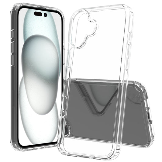 For iPhone 16 Plus Scratchproof Acrylic TPU Phone Case(Transparent) - iPhone 16 Plus Cases by buy2fix | Online Shopping UK | buy2fix