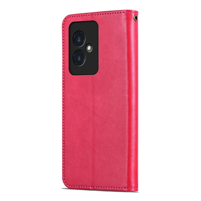 For Honor 100 AZNS Sheepskin Texture Flip Leather Phone Case(Red) - Honor Cases by AZNS | Online Shopping UK | buy2fix