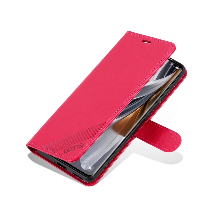 For Honor 200 AZNS Sheepskin Texture Flip Leather Phone Case(Red) - Honor Cases by AZNS | Online Shopping UK | buy2fix