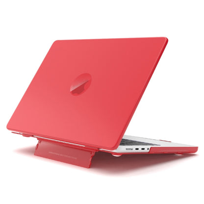 For MacBook Pro 16 inch A2141 Frosted Translucent Laptop Protective Case(Red) - MacBook Pro Cases by buy2fix | Online Shopping UK | buy2fix