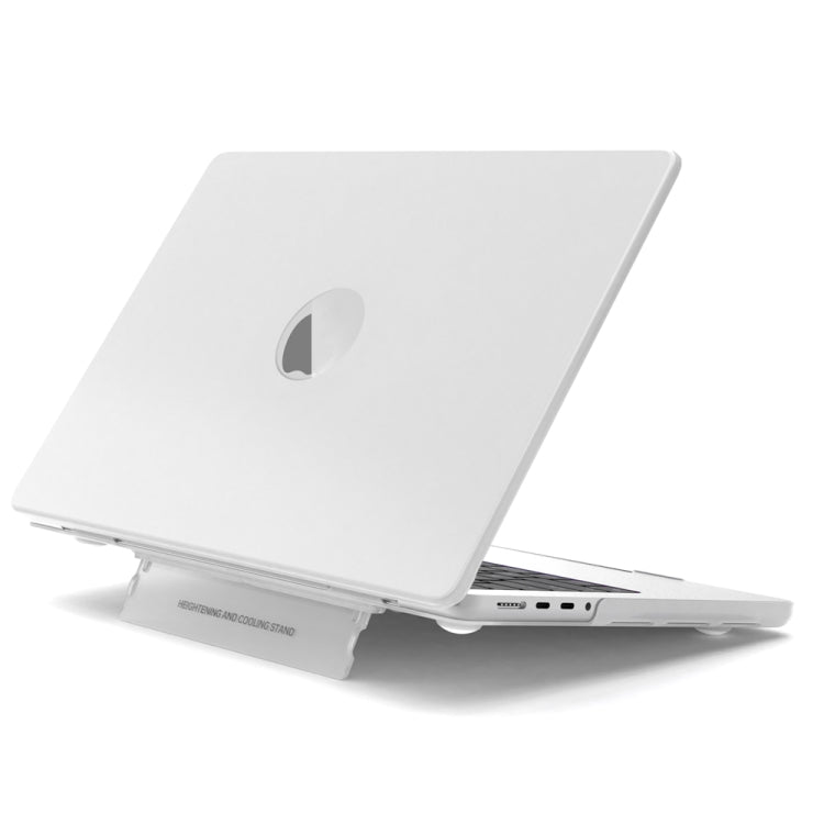 For MacBook Pro 16 inch A2141 Frosted Translucent Laptop Protective Case(Light Grey) - MacBook Pro Cases by buy2fix | Online Shopping UK | buy2fix