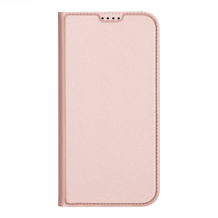 For iPhone 16 DUX DUCIS Skin Pro Series Flip Leather Phone Case(Rose Gold) - iPhone 16 Cases by DUX DUCIS | Online Shopping UK | buy2fix