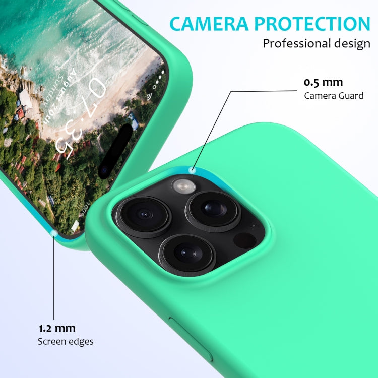 For iPhone 16 Pro Solid Color Silicone Phone Case(Green) - More iPhone Cases by buy2fix | Online Shopping UK | buy2fix