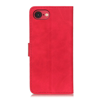 For iPhone SE 2024 KHAZNEH Retro Texture Leather Phone Case(Red) - More iPhone Cases by buy2fix | Online Shopping UK | buy2fix