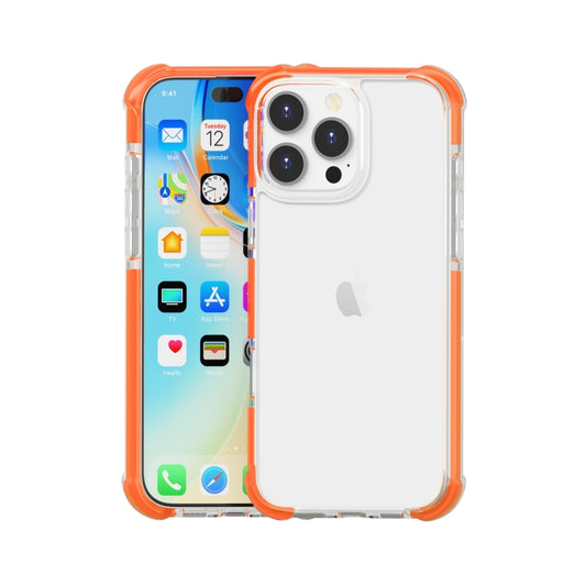 For iPhone 16 Pro Max Four-corner Shockproof TPU + Acrylic Phone Case(Orange) - iPhone 16 Pro Max Cases by buy2fix | Online Shopping UK | buy2fix