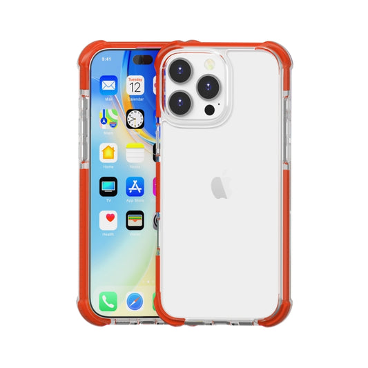 For iPhone 16 Pro Four-corner Shockproof TPU + Acrylic Phone Case(Red) - iPhone 16 Pro Cases by buy2fix | Online Shopping UK | buy2fix