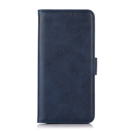 For OnePlus 12 Cow Texture Leather Phone Case(Blue) - OnePlus Cases by buy2fix | Online Shopping UK | buy2fix