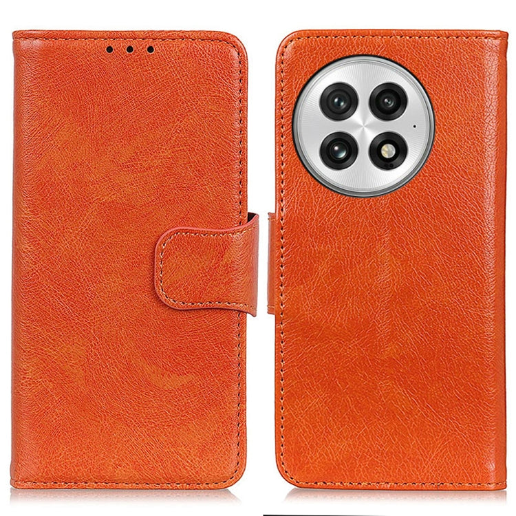 For OnePlus 13 Nappa Texture Leather Phone Case(Orange) - OnePlus Cases by buy2fix | Online Shopping UK | buy2fix