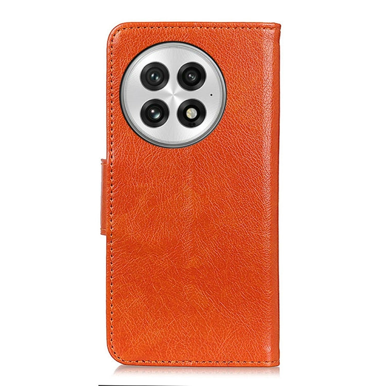 For OnePlus 13 Nappa Texture Leather Phone Case(Orange) - OnePlus Cases by buy2fix | Online Shopping UK | buy2fix