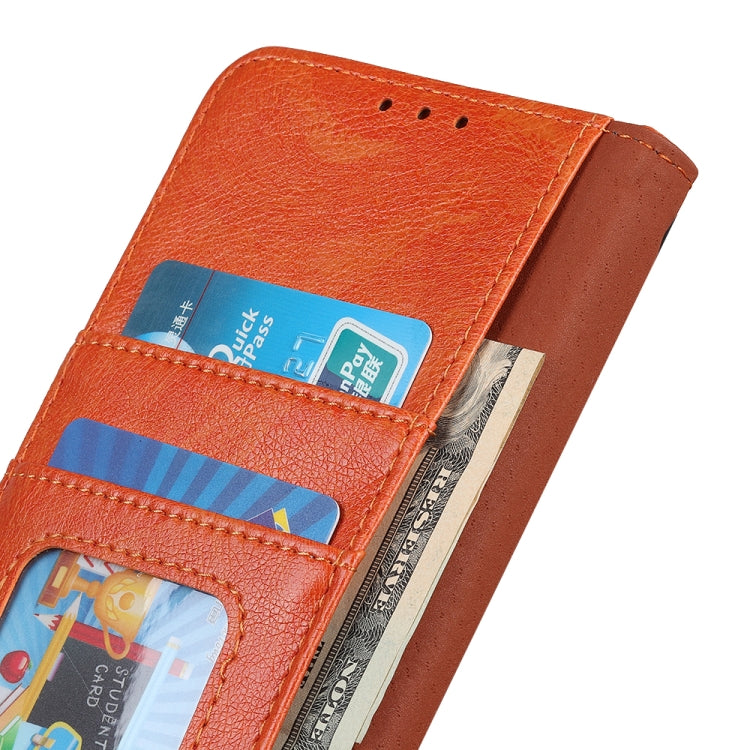 For OnePlus 13 Nappa Texture Leather Phone Case(Orange) - OnePlus Cases by buy2fix | Online Shopping UK | buy2fix