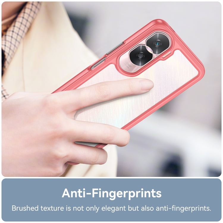 For Honor X50i Colorful Series Acrylic Hybrid TPU Phone Case(Red) - Honor Cases by buy2fix | Online Shopping UK | buy2fix