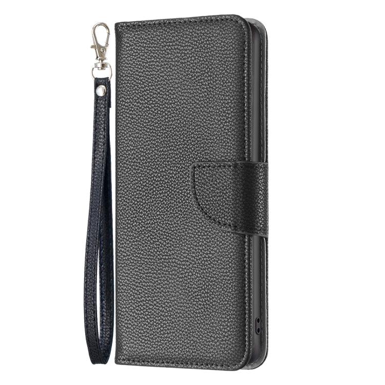 For iPhone 16 Pro Max Litchi Texture Pure Color Flip Leather Phone Case(Black) - iPhone 16 Pro Max Cases by buy2fix | Online Shopping UK | buy2fix