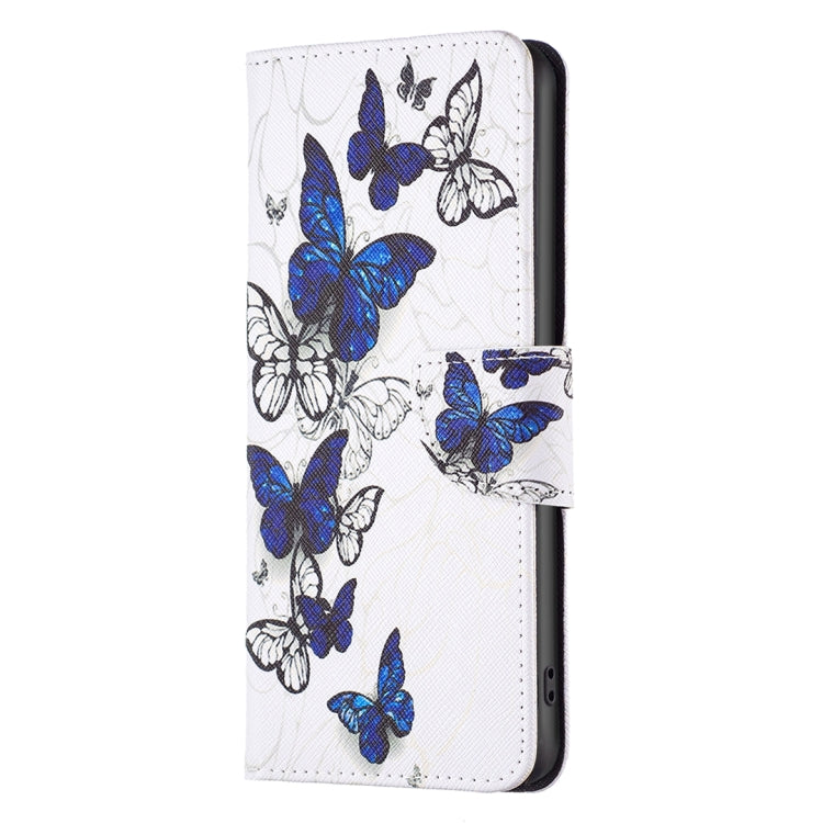 For iPhone 16 Pro Max Colored Drawing Pattern Flip Leather Phone Case(Butterflies) - iPhone 16 Pro Max Cases by buy2fix | Online Shopping UK | buy2fix