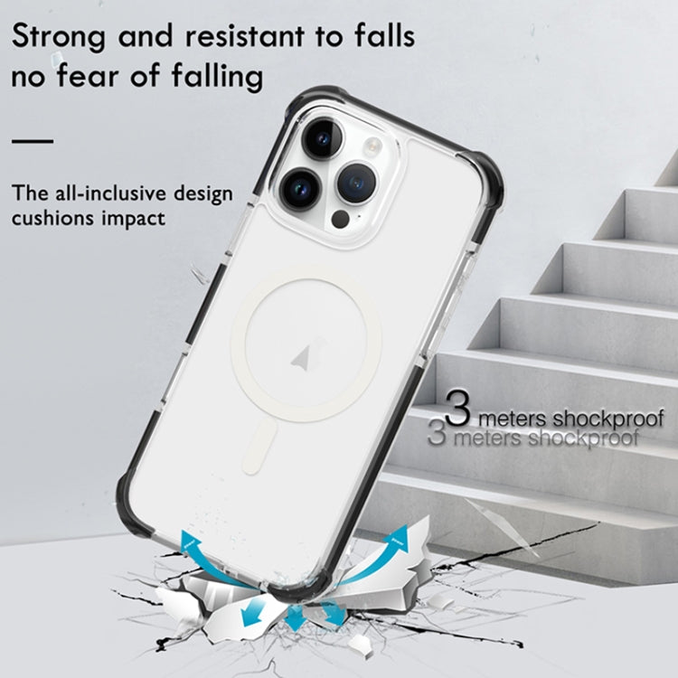 For iPhone 16 Pro Max Acrylic Magsafe Magnetic Shockproof Phone Case(Transparent) - iPhone 16 Pro Max Cases by buy2fix | Online Shopping UK | buy2fix