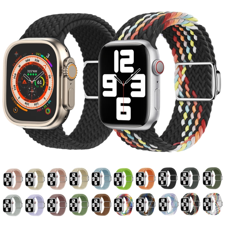 For Apple Watch Ultra 49mm Nylon Loop Magnetic Buckle Watch Band(Colorful Starlight) - Watch Bands by buy2fix | Online Shopping UK | buy2fix